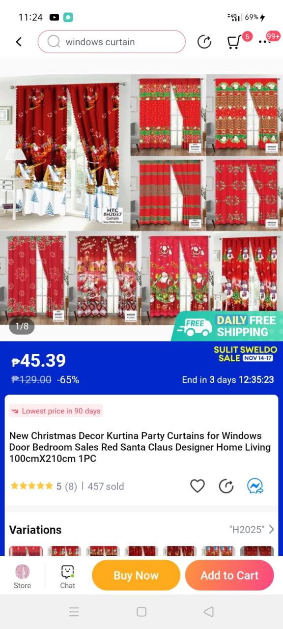 lazada christmas decor sale new Christmas decorations curtains Lazada PH