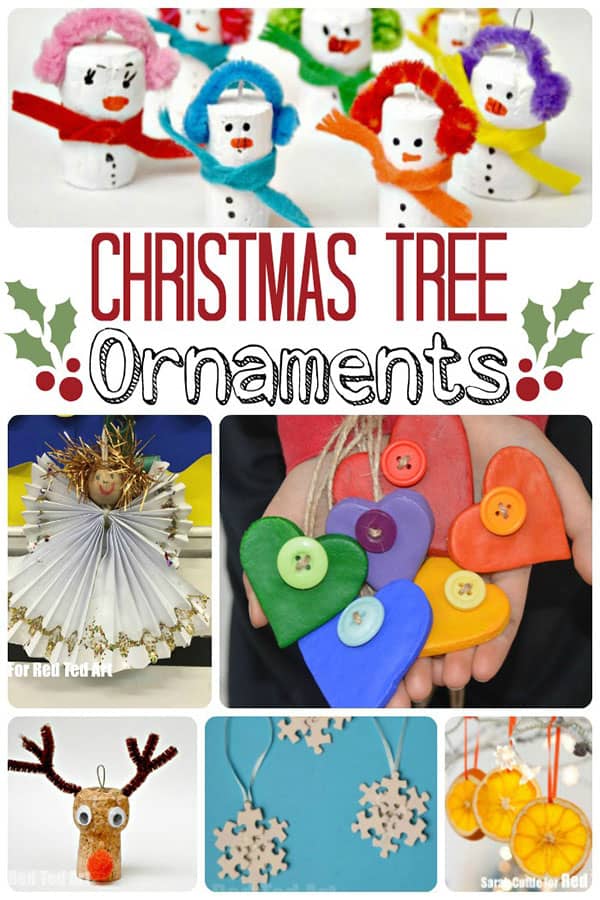 christmas tree decoration ideas ks2 Christmas Tree Decorations to Make with Kids to decorate the tree