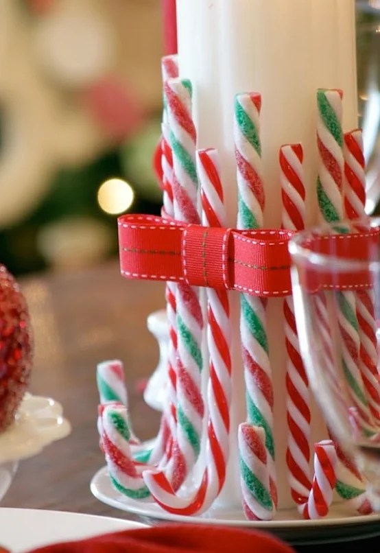 christmas decoration ideas with candy canes 23 Candy Cane Christmas Decor Ideas For Your Home Feed Inspiration