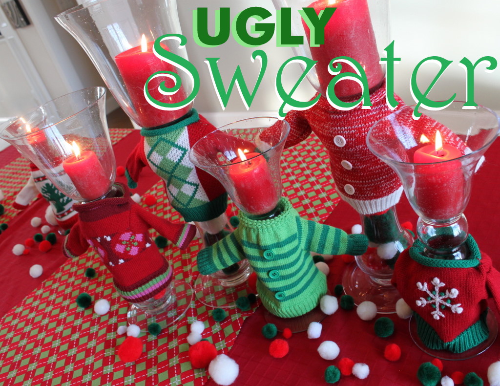 ugly christmas sweater party decor Ugly Christmas Sweater Party Ideas Oh My Creative