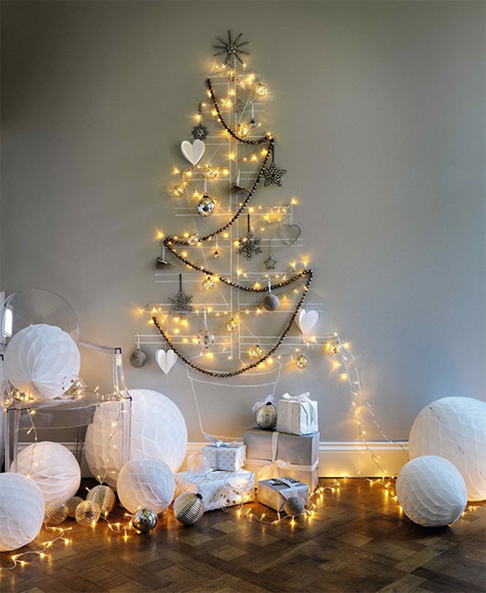 christmas decoration ideas wall 25 Creative Christmas Display Ideas & Examples