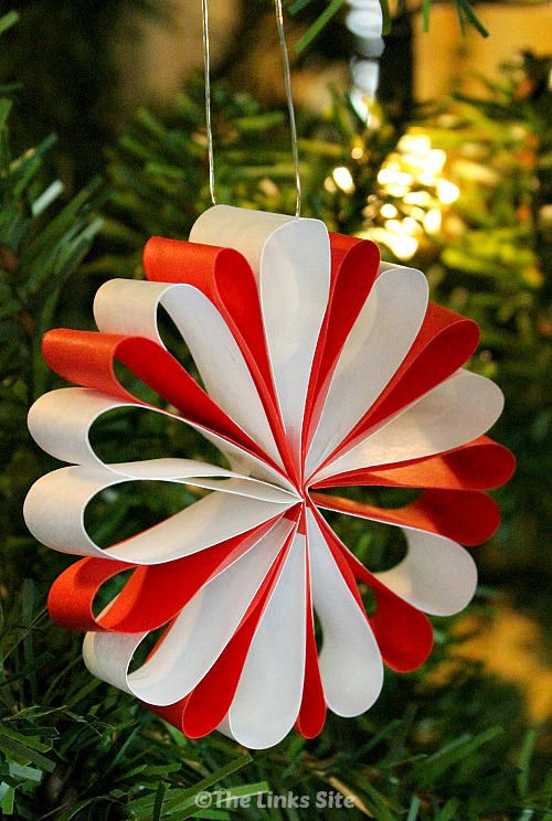 christmas decoration ideas made out of paper Beautiful Paper Christmas Decorations The Links Site