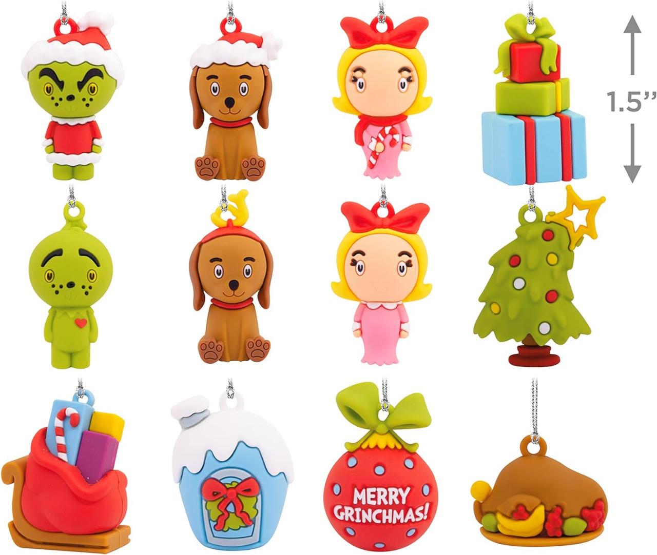 grinch christmas decor 2024 2024 Grinch Countdown Calendar Hooked on Hallmark Ornaments