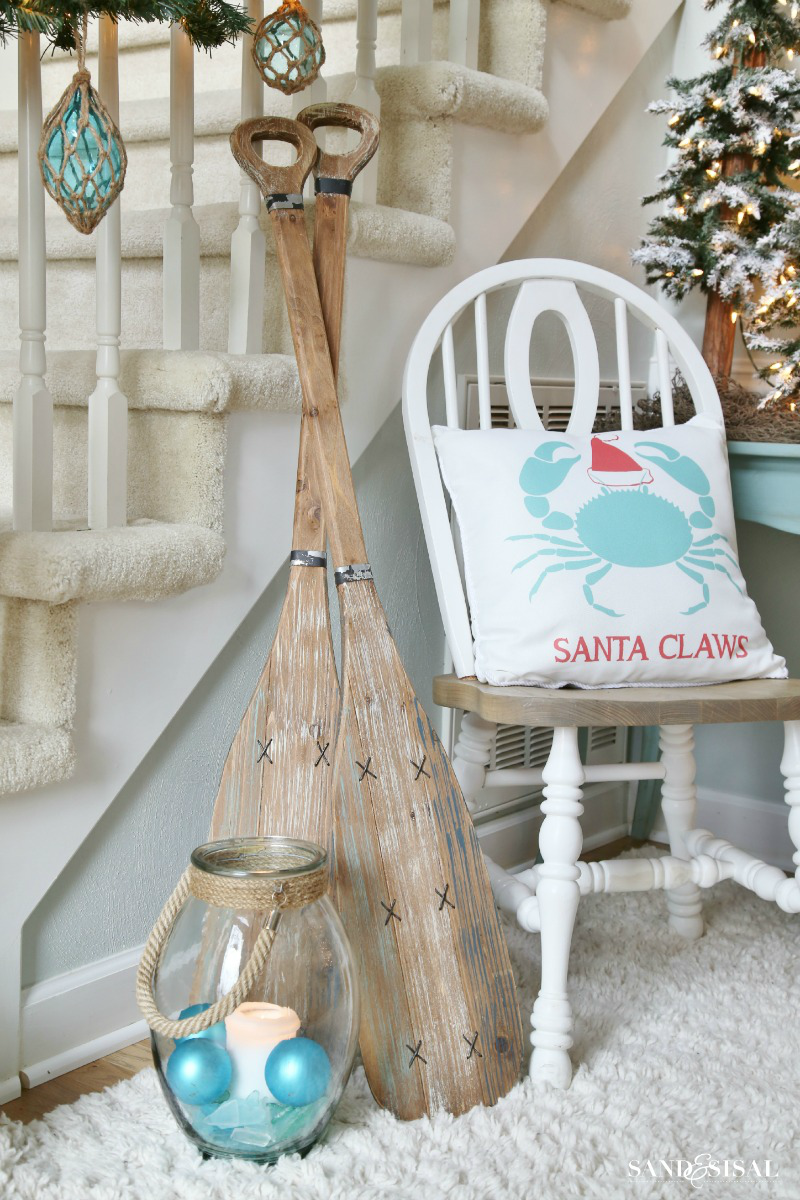 nautical christmas decorations outdoor A Coastal Christmasland Sand and Sisal Coastal christmas decor