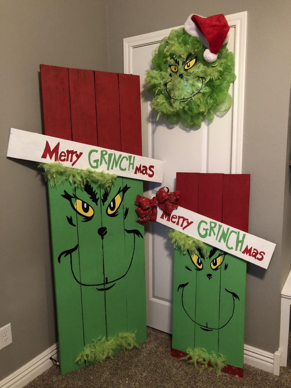 grinch outdoor christmas decor Grinch Christmas decorations diy outdoor, Diy christmas decorations