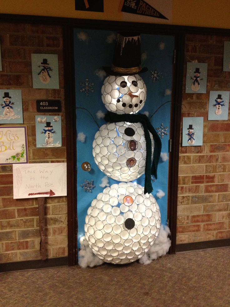 christmas decorating door ideas contest our holiday door decoration contest entry.. Created by Janice , Kathy