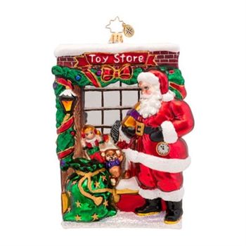 von maur christmas decor Christopher Radko® Window Shopper Santa Ornament at Von Maur