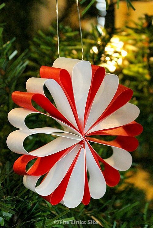 christmas decoration ideas at home with paper Top 25 Homemade Christmas Ornaments That You Should Definitely Have A