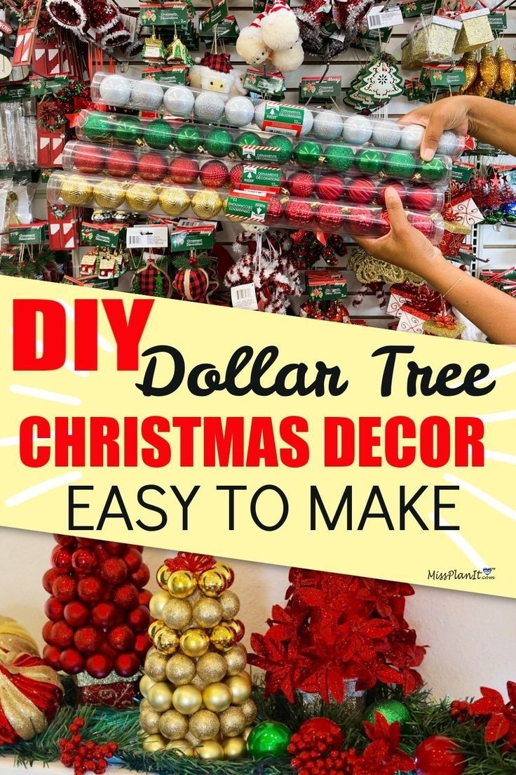 christmas decoration ideas dollar tree Christmas Ideas Dollar tree christmas, Diy christmas decorations