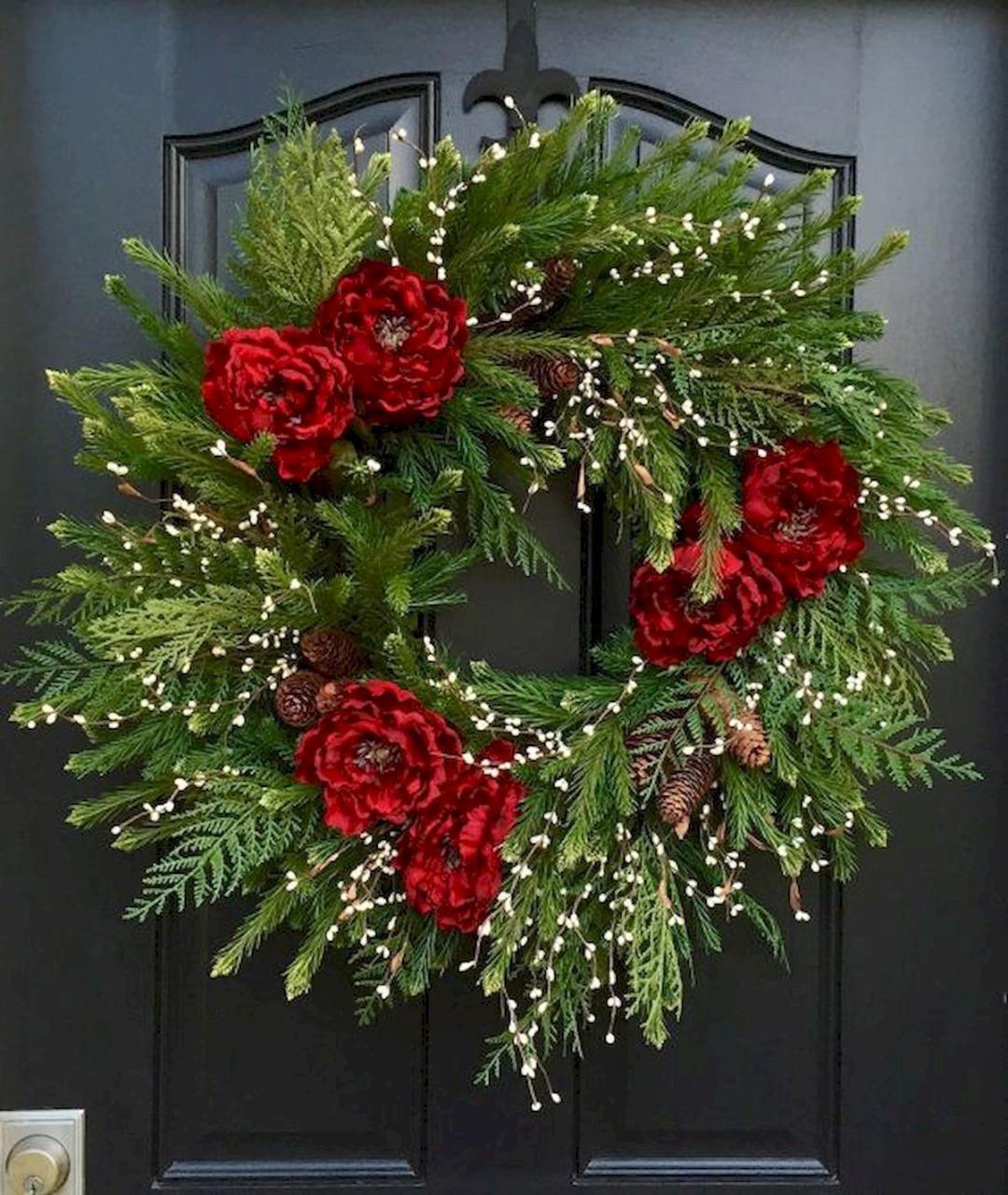 christmas decorations outdoor wreath 20+ Outdoor Holiday Wreath Ideas