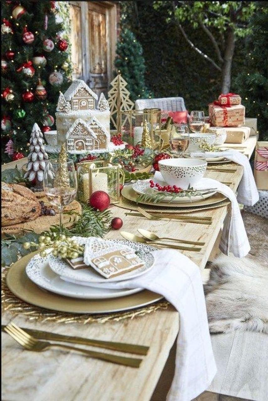 christmas decoration ideas dining table 40+ Best Christmas Dining Room Decorating Ideas Christmas dining