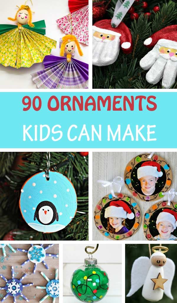 christmas ornament ideas kids 90 Christmas Ornaments Kids Can Make Easy KidMade Ornaments Kids