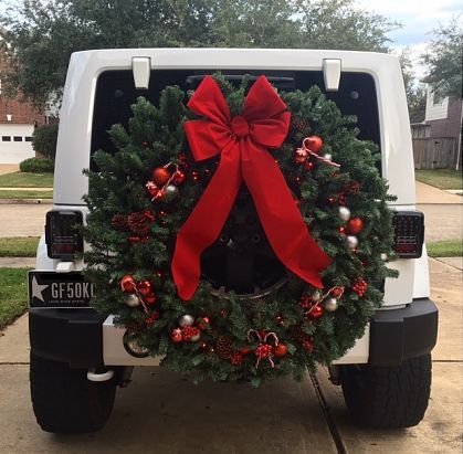 jeep outdoor christmas decorations Pin by Hildie McWhirter on Jeep decorations Outdoor christmas