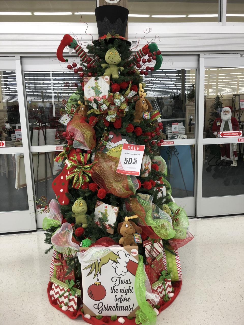 the grinch christmas decor hobby lobby Hobby Lobby Displays, Hobby Lobby Decor, Grinch Christmas Decorations