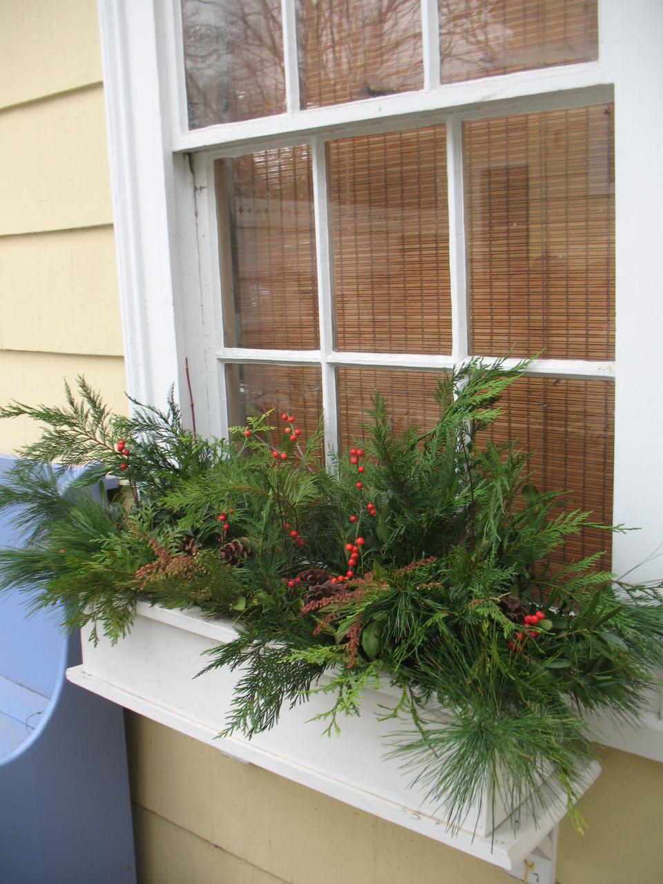 christmas decorating ideas for window boxes Christmas Window Box Ideas The Urban Decor