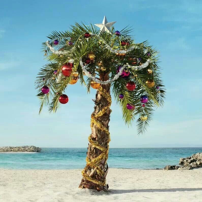 palm tree christmas decor Creative Christmas Print Ads and other Holiday Inspiration from Around