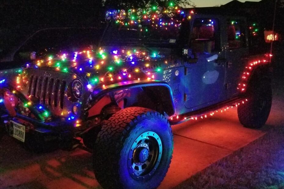 christmas decor for jeep wrangler I decorated my Jeep for Christmas! r/Jeep