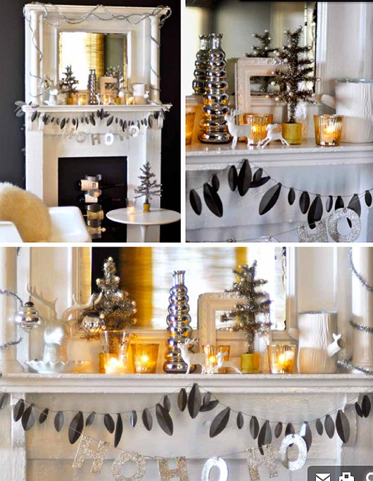 black white silver christmas decor hocus.kocis black & silver.