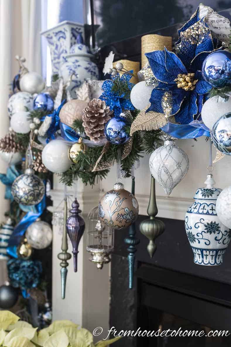 blue and white christmas decor ideas Beautiful Blue and White Christmas Home Decorating Ideas (Plus 18 Other