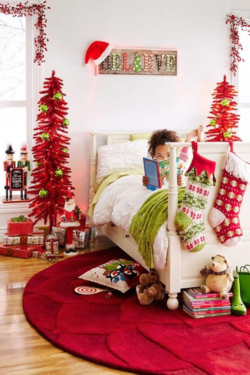 christmas bedroom decor ideas diy 30+ Christmas Bedroom Decor Diy DECOOMO