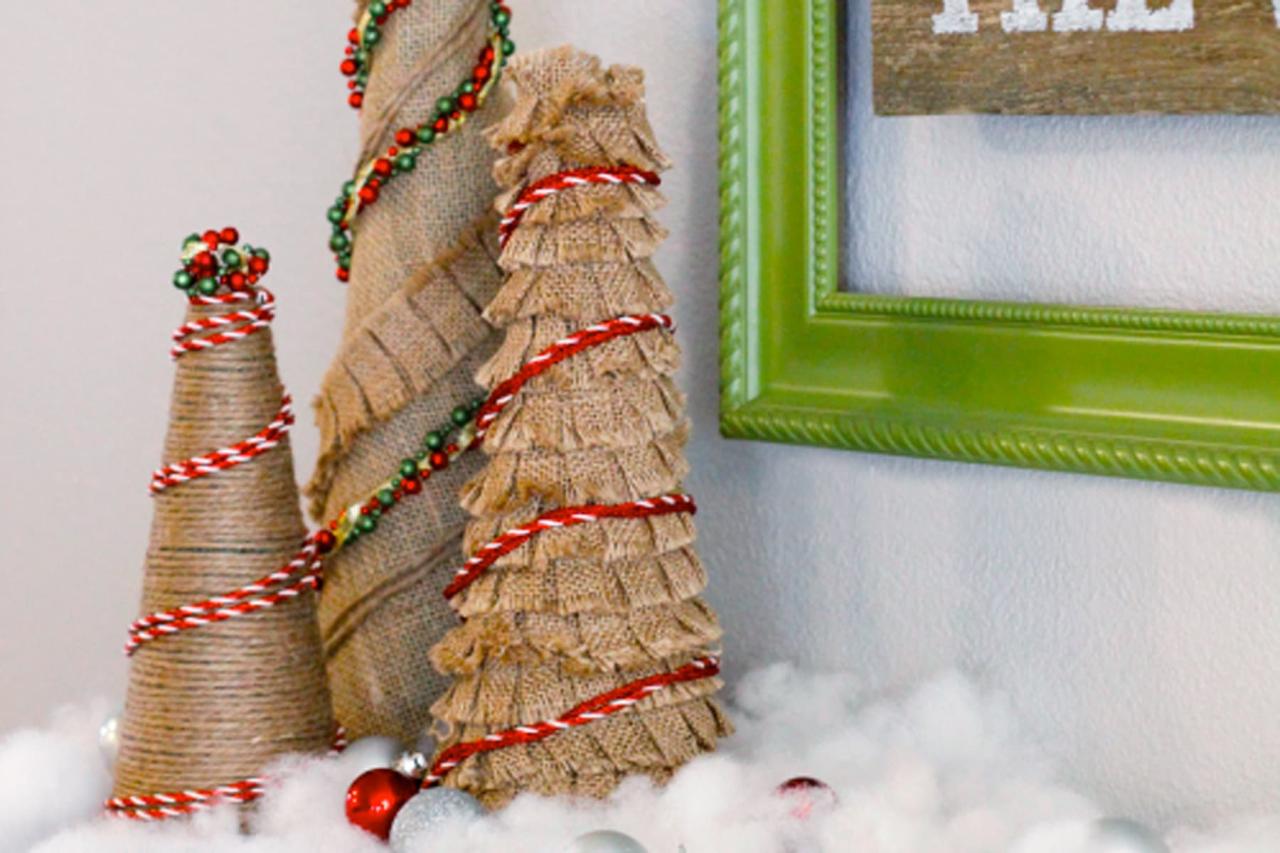 burlap christmas tree decor How to Make Burlap Christmas Trees A Simple DIY Guide