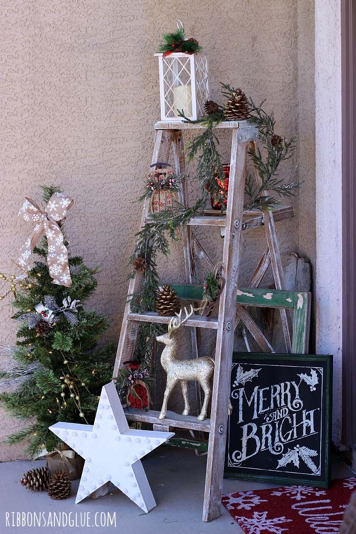 country christmas outdoor decor 40+ Fabulous RusticCountry Christmas Decorating Ideas Christmas