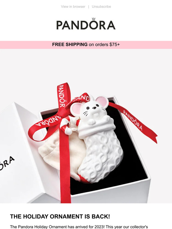 pandora christmas ornament 2024 release date uk Pandora Jewelry Pandora's Holiday Ornament 2023 is here! Milled