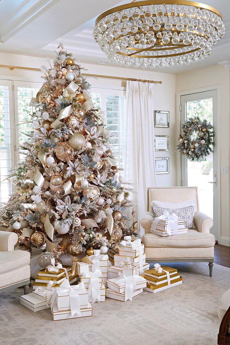 christmas tree decorating ideas 2024 pinterest 41 Christmas Living Room Ideas to Get Your Home Ready for the Holidays