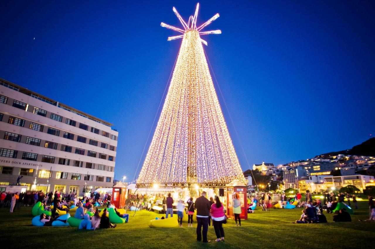 christmas decorations for sale nz The Tree in Waitangi Park, Wellington, New Zealand. Christmas