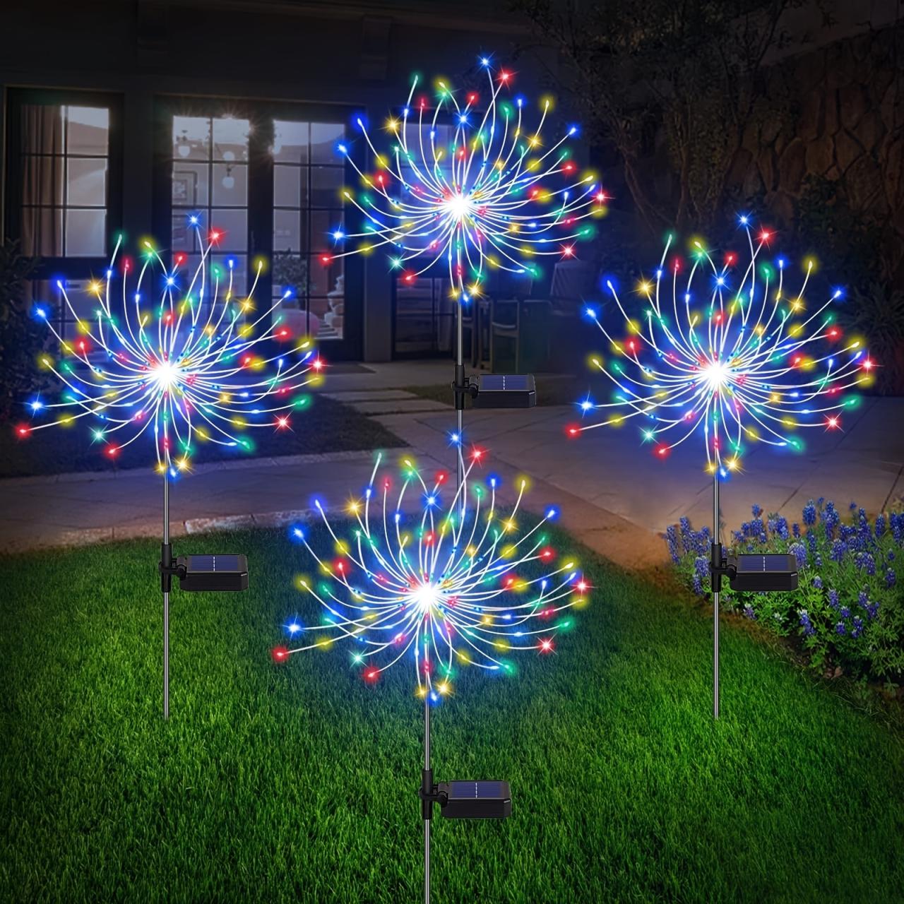 christmas decorations outdoor temu Solar Lights Outdoor Waterproof Landscape Lights Temu