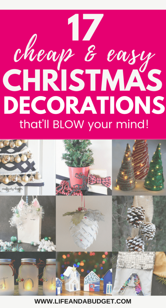 cheap christmas decor ideas 17 Cheap Christmas Decoration Ideas That’ll Blow Your Mind Life and a