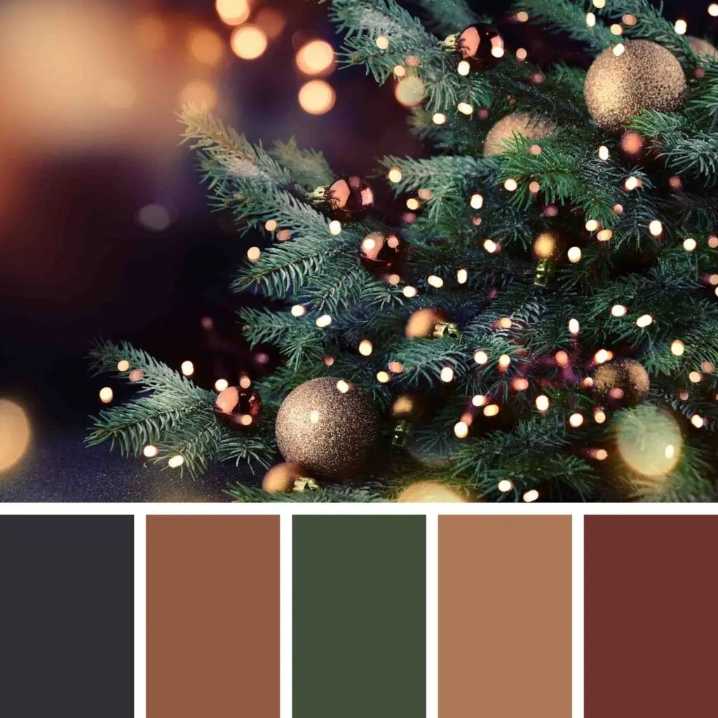 christmas decor color ideas Modern Christmas Color Palette vlr.eng.br