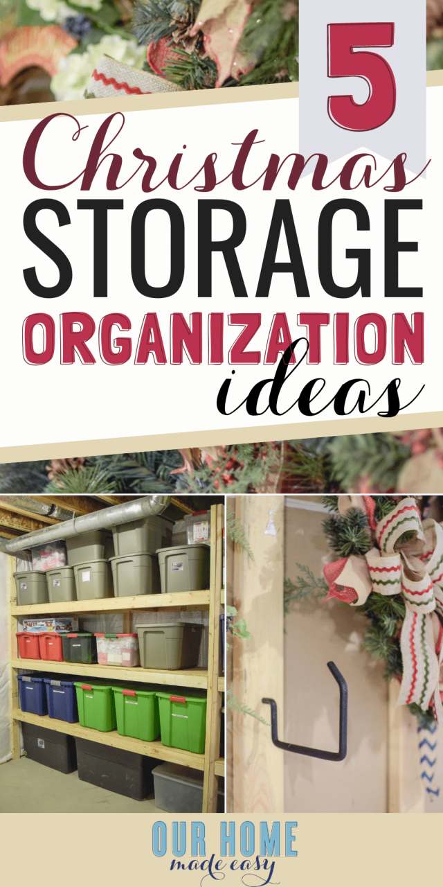 christmas decor storage ideas Top 99 christmas decor storage ideas to make next year's decorating easier