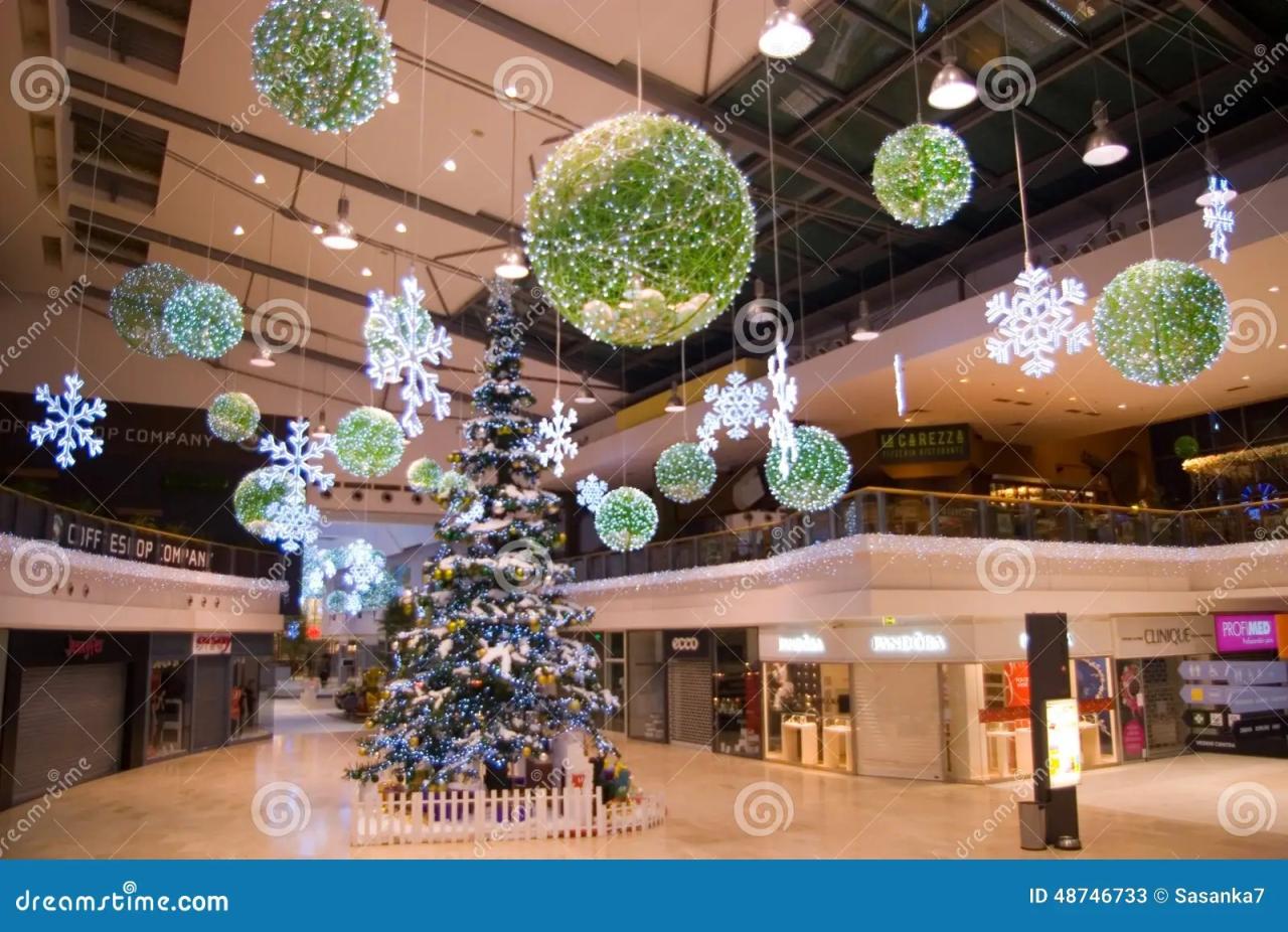 christmas decoration ideas mall Christmas Decorations at Mall Editorial Stock Photo Image of