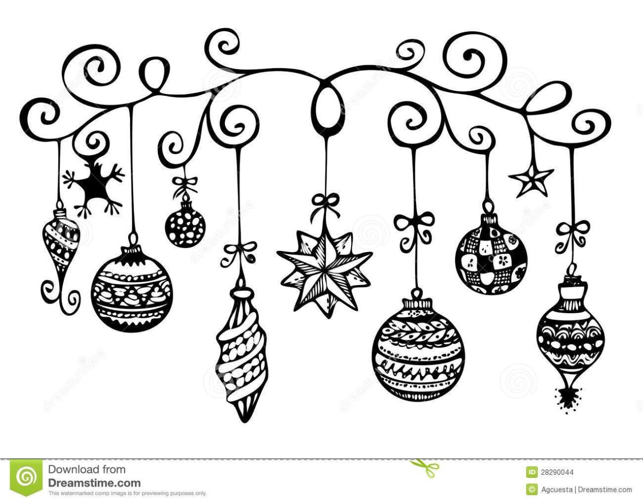 christmas decoration ideas to draw Christmas Drawing Decorations at GetDrawings Free download