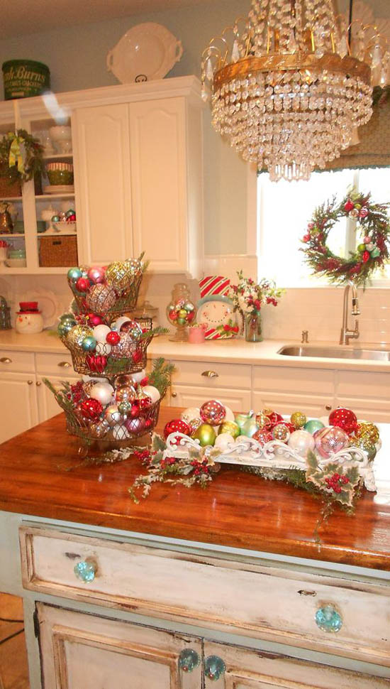 christmas decor kitchen ideas 30+ Stunning Christmas Kitchen Decorating Ideas All About Christmas