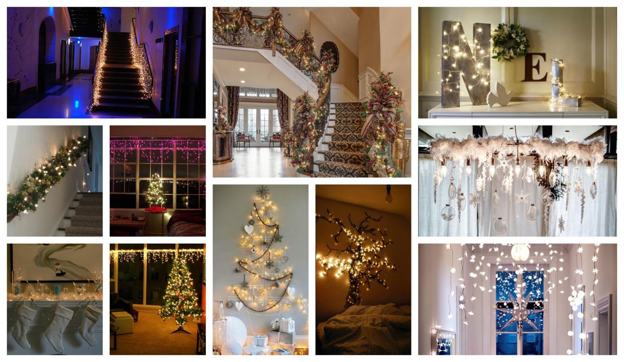 christmas indoor decorations with lights How To Use Christmas Lights In Indoor Decor Top Dreamer