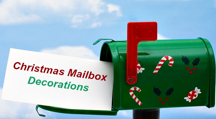 christmas mail box decor Decorating a Mailbox for Christmas DIY Christmas Mailbox Decor