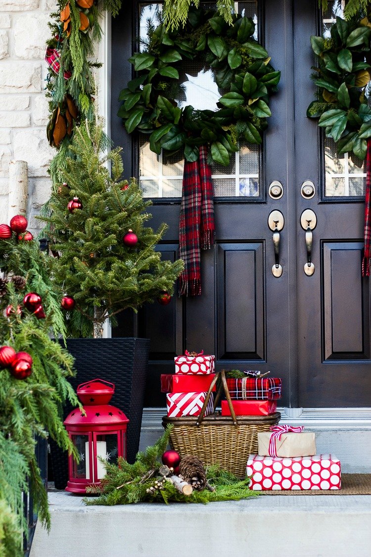 christmas decor for porches Christmas Decorating Ideas For Porch Festival Around the World