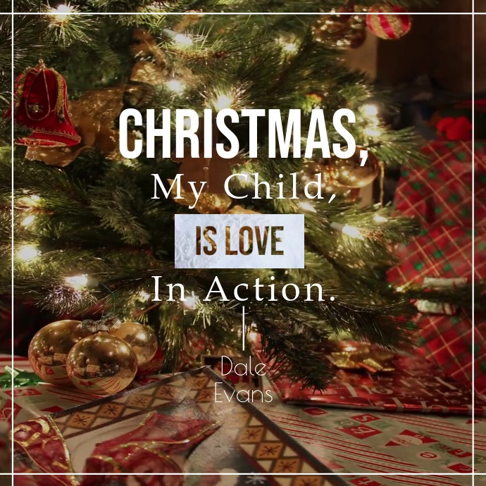 christmas decor quotes for instagram Christmas Quote Instagram Video Template PosterMyWall