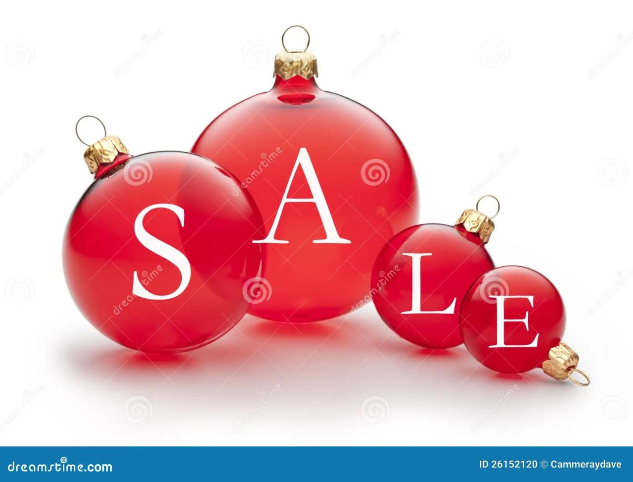 christmas ornaments in sale Christmas Holiday Sale Ornament Stock Photo Image 26152120