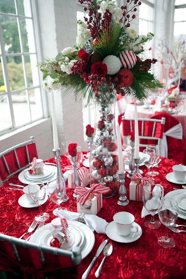 christmas decoration ideas table 40 Christmas Table Decoration Ideas Bored Art