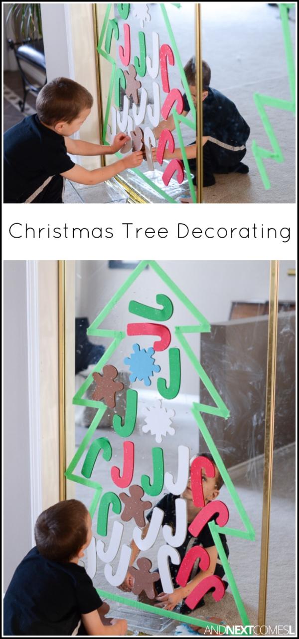 christmas tree decoration ideas ks2 Reusable Christmas Tree Decorating Activity And Next Comes L