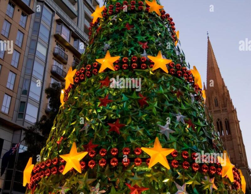 christmas outdoor decorations melbourne Christmas tree, Christmas decorations, Melbourne, Victoria, Australia