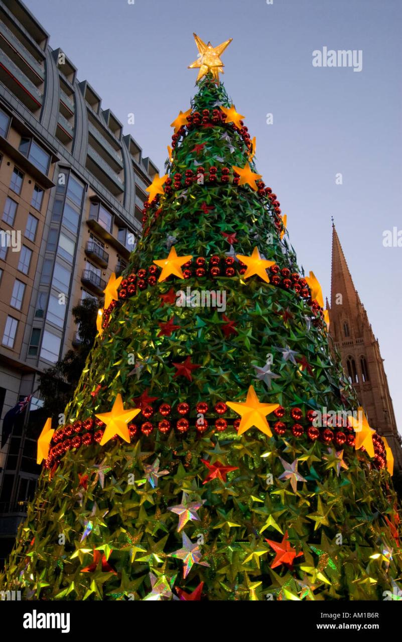 christmas outdoor decorations melbourne Christmas tree, Christmas decorations, Melbourne, Victoria, Australia