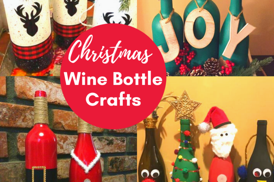 wine bottle christmas decor 35+ Fun DIY Christmas Wine Bottle Crafts HubPages