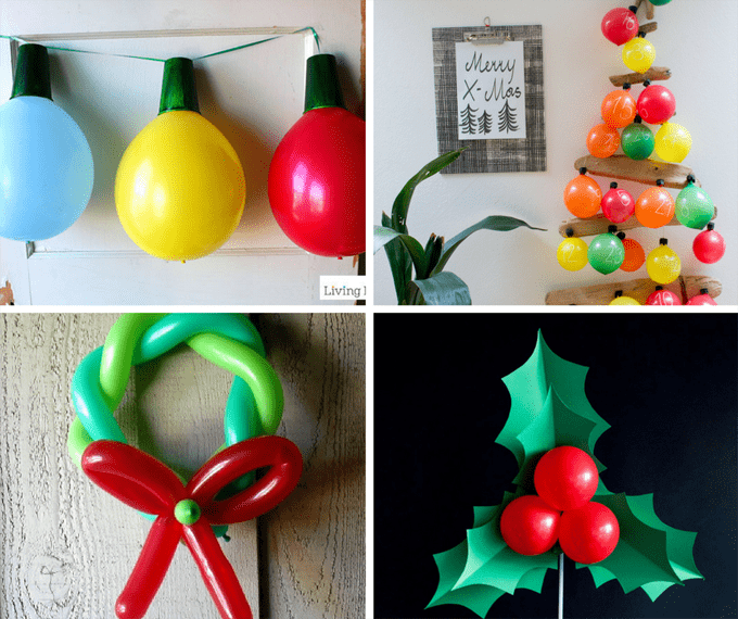 christmas decoration ideas balloons 12 Christmas balloons decorations DIY Christmas decorations