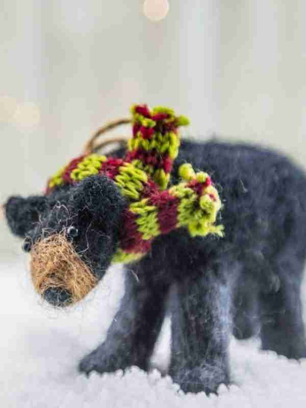 christmas black bear decor Black Bear Christmas DecorBring The Smokies Home for the Holidays