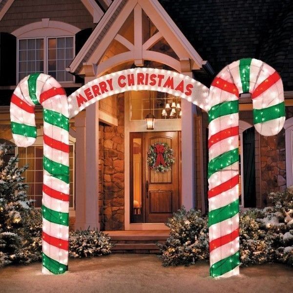 christmas canes outdoor decor 20+ Large Candy Cane Decorations Outdoors The Urban Decor