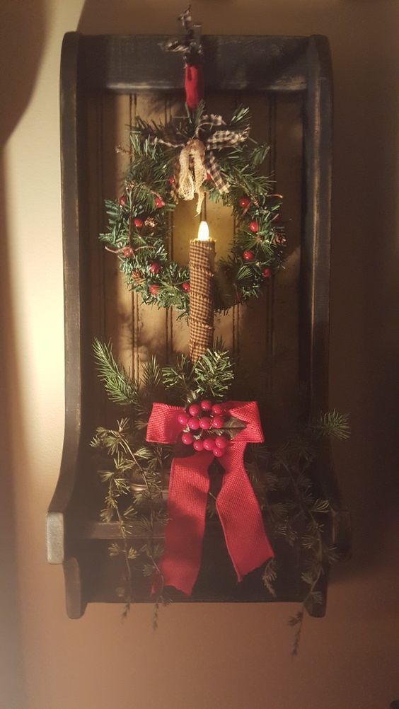 diy primitive christmas decor 60 Amazing DIY Christmas Decoration Ideas Primitive christmas